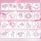 20PCS Flower Painting Stencils Set – Reusable Botanical Templates for Crafts, Wood, Rocks, Canvas, Fabric, Glass, Pottery & DIY Home Decor Art Projects